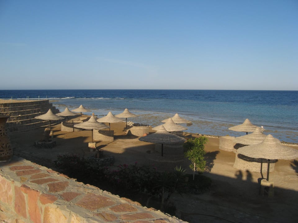 Blick, wenn man vor dem Zimmer steht Hotel Coral Garden
