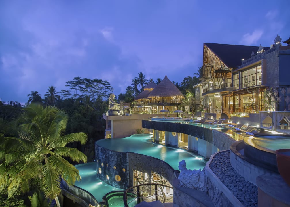 Ausblick The Kayon Jungle Resort