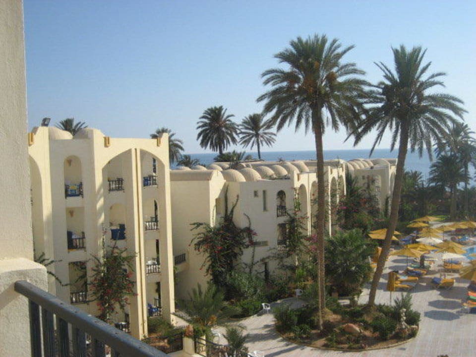 Anlage vom Balkon aus Hotel Eden Star