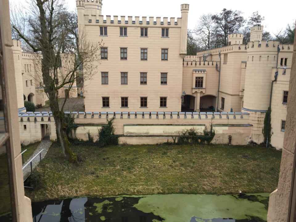 Blick aus dem Hotelfenster Hotel Jagdschloss Letzlingen