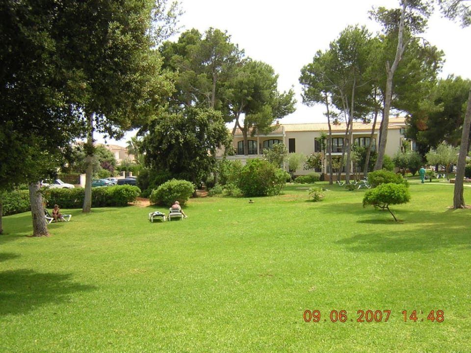 Liegewiese im Juni noch leer Protur Floriana Resort Aparthotel