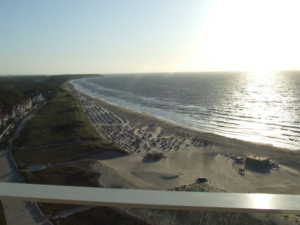 Ausblick vom Zimmerbalkon auf die Ostsee Hotel Neptun