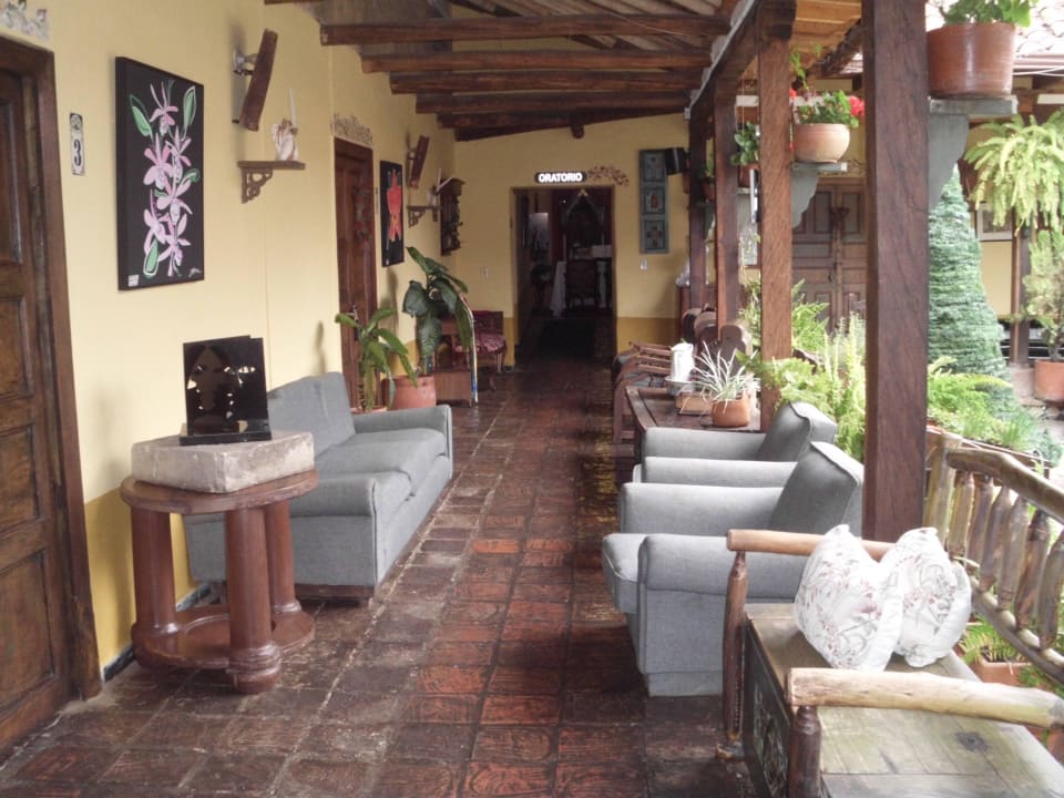 Innenhof Hotel La Posada de San Antonio