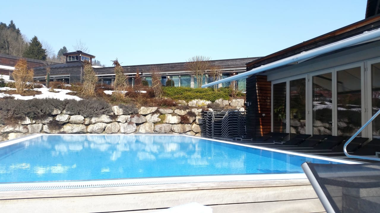 Außenbereich Wellness Parkhotel Oberstaufen