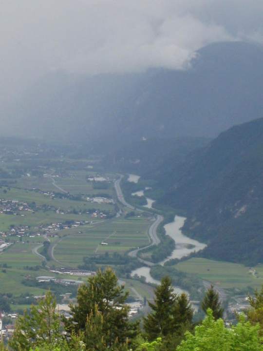 Blick ins Inntal  Hotel Habhof Garni