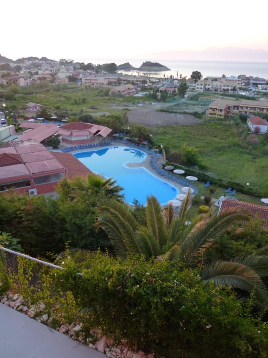Blick zum Pool Panorama Sidari Hotel
