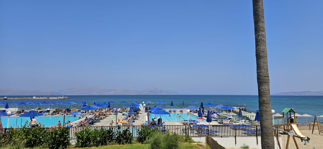 Ausblick Mastichari Bay Hotel