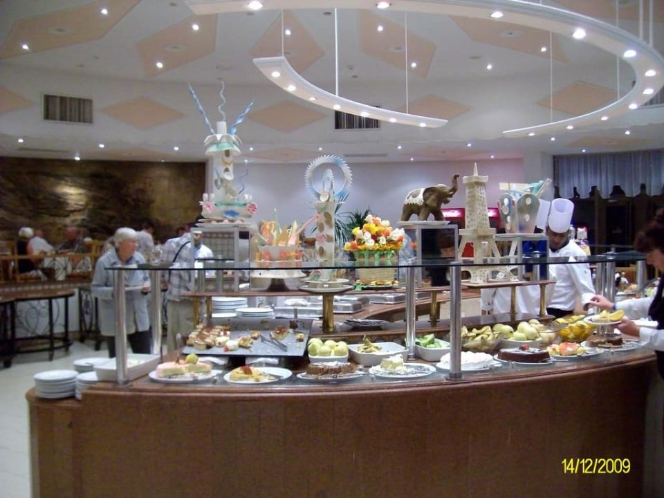 Blick aufs Buffet Albatros Sharm Resort