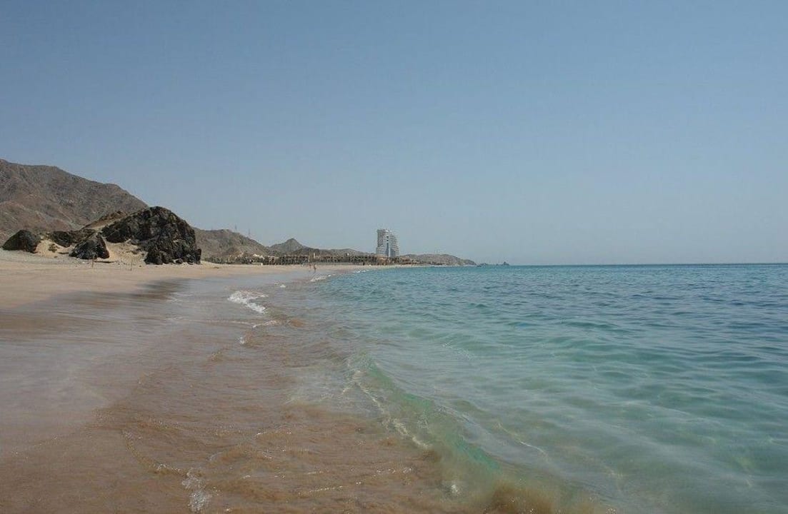 Blick Richtung Hotel Hotel Le Meridien Al Aqah Beach Resort