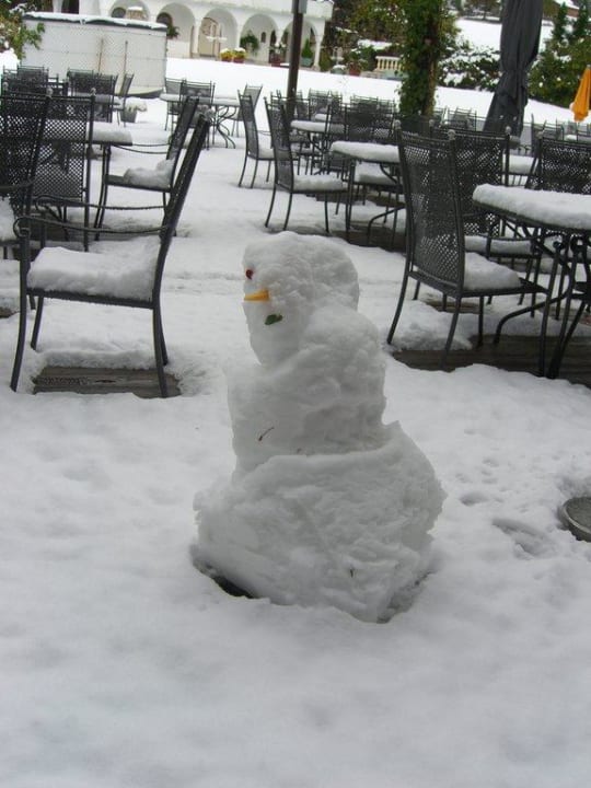 Schneefall innerhalb einer Nacht Hotel Krallerhof