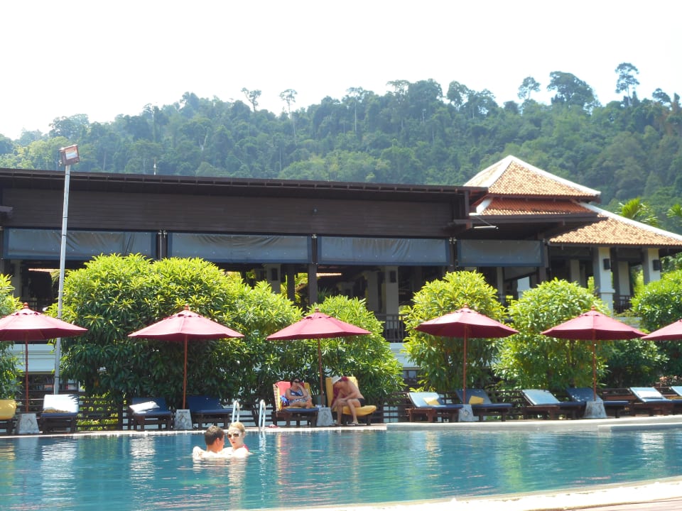Blick vom Meer aus Khaolak Laguna Resort
