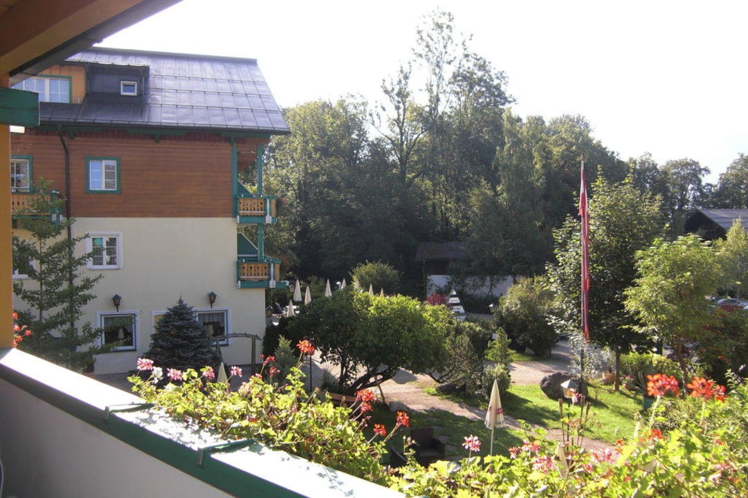 Ausblick vom Balkon Hotel Försterhof