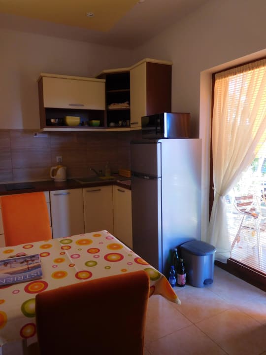 Küche im Zimmer Accommodation Vega