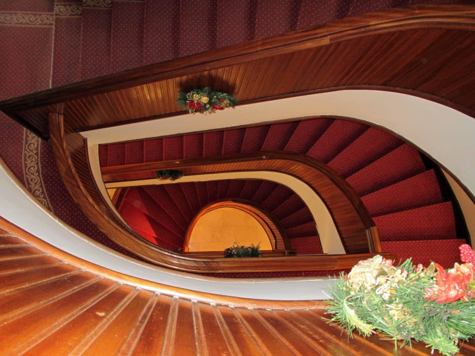 Treppe gesehen von oben nach unten Hotel ValleMar