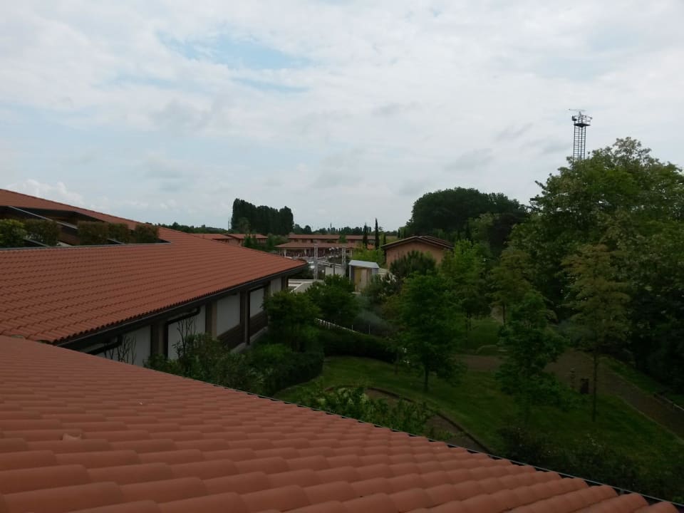 Blick von der Terrasse Green Village Resort - Hotel & Aparthotel