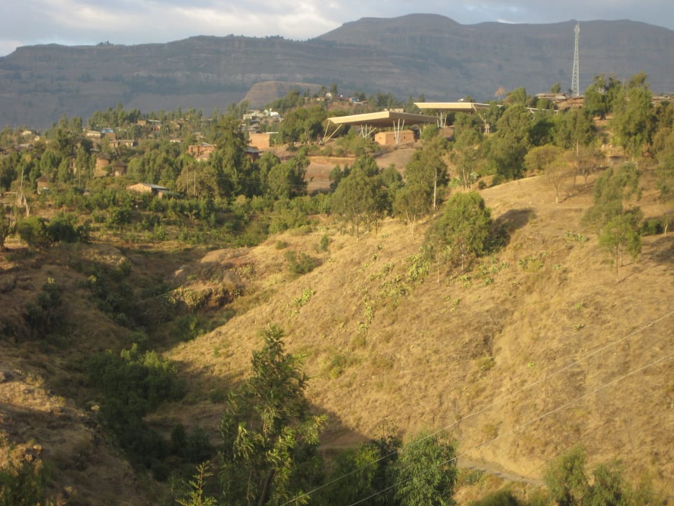 Blick auf Kirchen Tukul Village Hotel