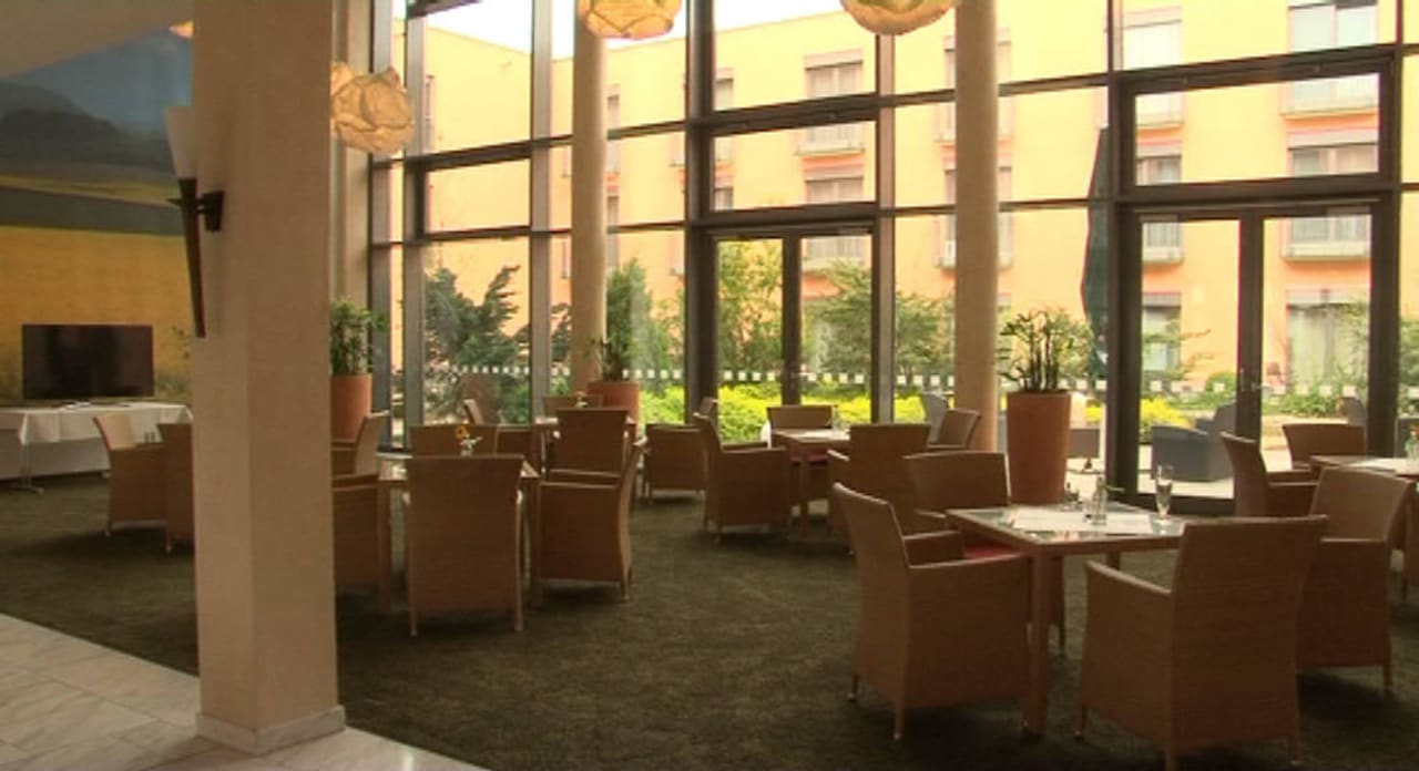 Ein Teil des Lobbybereiches Hotel am Vitalpark