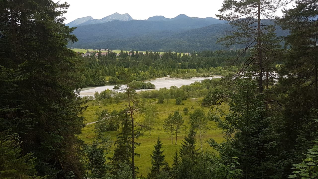 Ausblick Hotel Alpenhof Krün