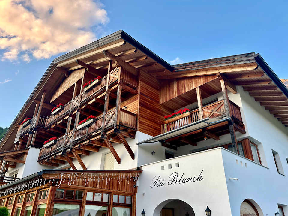Außenansicht Pension Rü Blanch