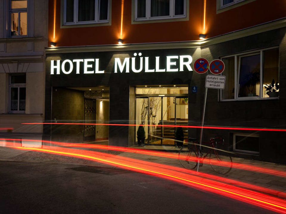 Aussenansicht vom Hotel Müller München Hotel Müller