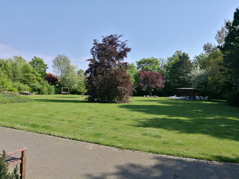 Außenanlage, Blick aus Bauernhaus Ferienhof Klausdorf
