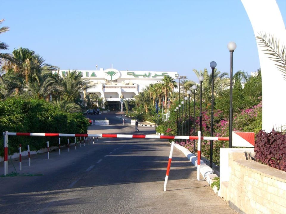 Einfahrt zum Arabia Arabia Azur Resort