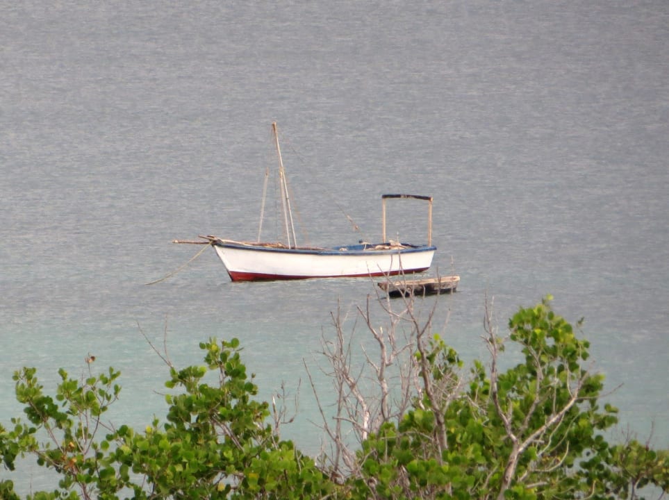 Blick von der Dachterrasse Blue Monkey Beach Cottages