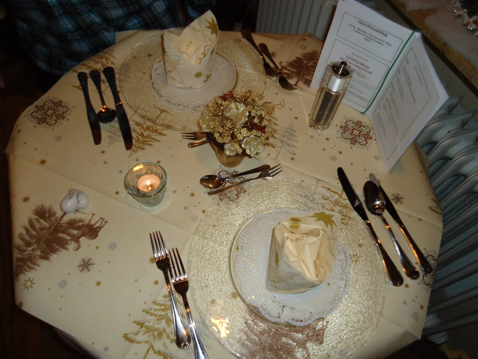 Tischdeko Holzschuh’s Schwarzwaldhotel
