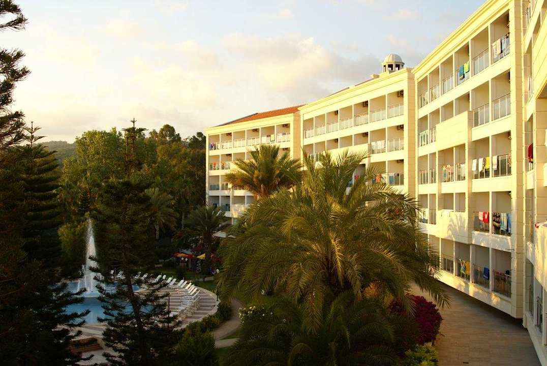 Hotel vom Balkon gesehen Top Hotel