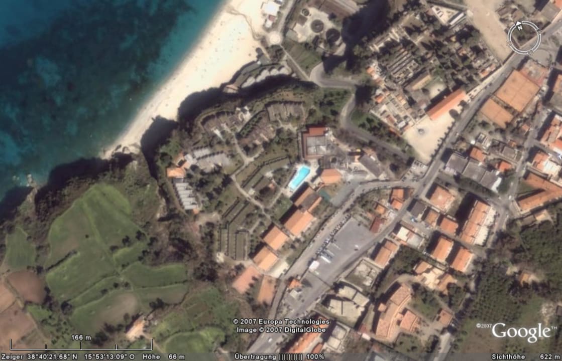 Satelliten-Bild Rocca Nettuno Aldiana Club Rocca Nettuno Calabria