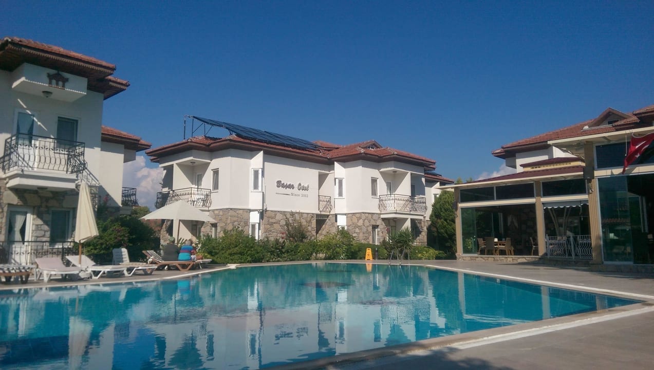 Blick von den poolliegen aus  Dalyan Basar Hotel