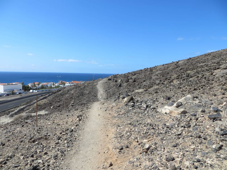 Wir steigen den Hotelberg Esquinzo hoch TUI MAGIC LIFE Fuerteventura