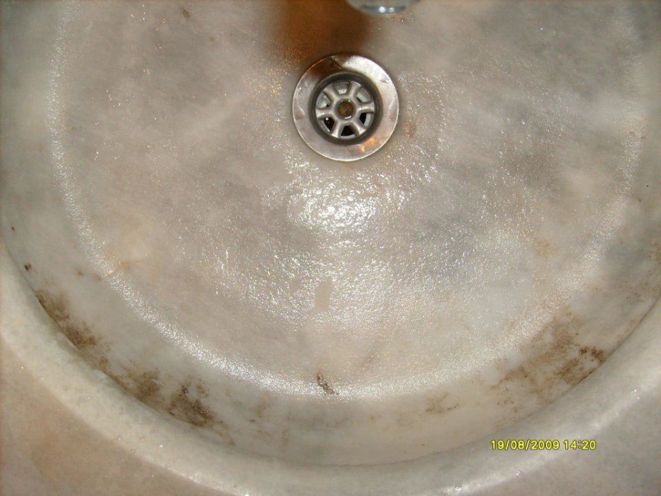 Das leckere Waschbecken Hotel Andiz Beach