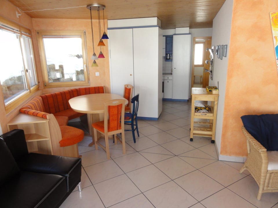 Wohnraum WG Bezemer Ferienhaus Weisshorn