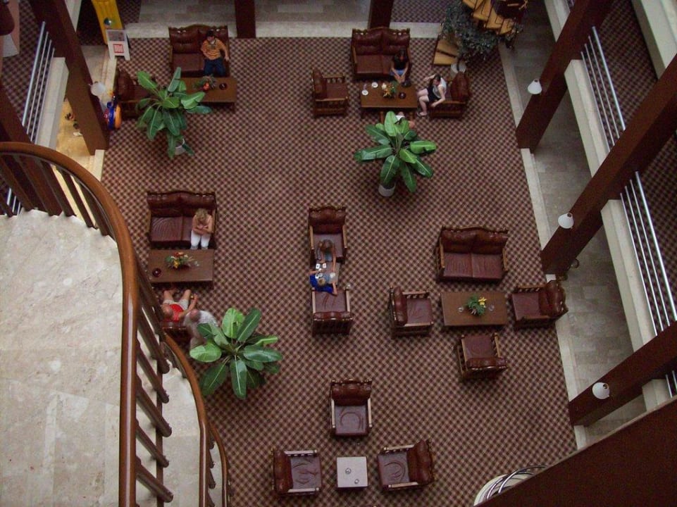 Die Lobby von oben Nerton Hotel - Erwachsenenhotel ab 16 Jahren