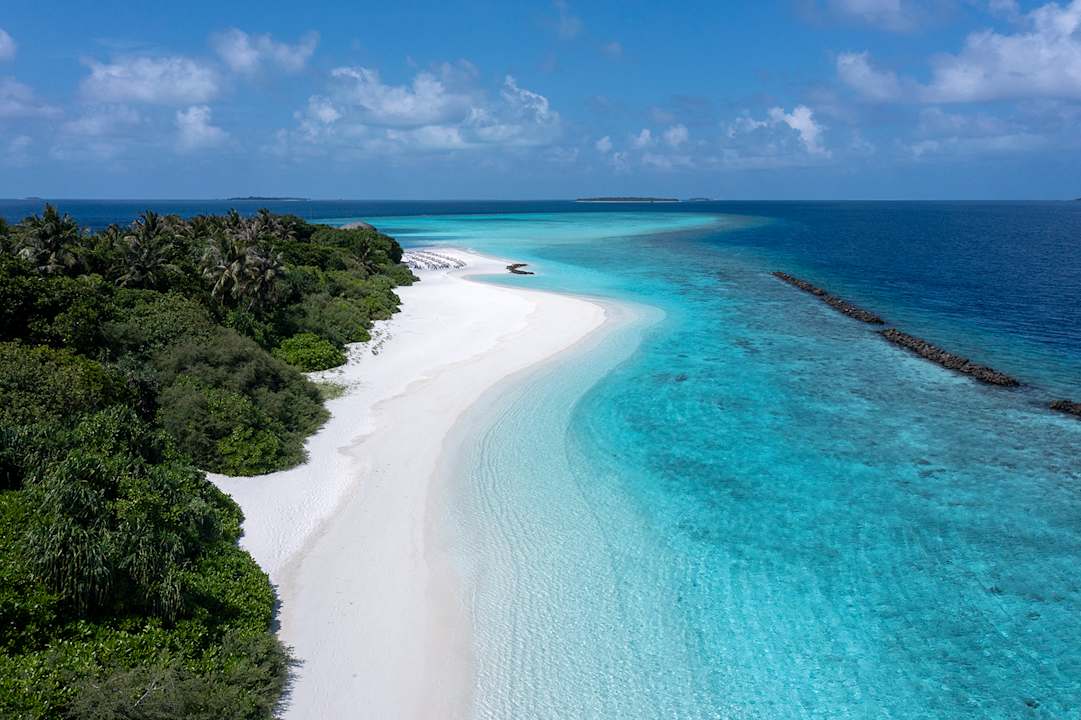 Ausblick Dhigali Maldives