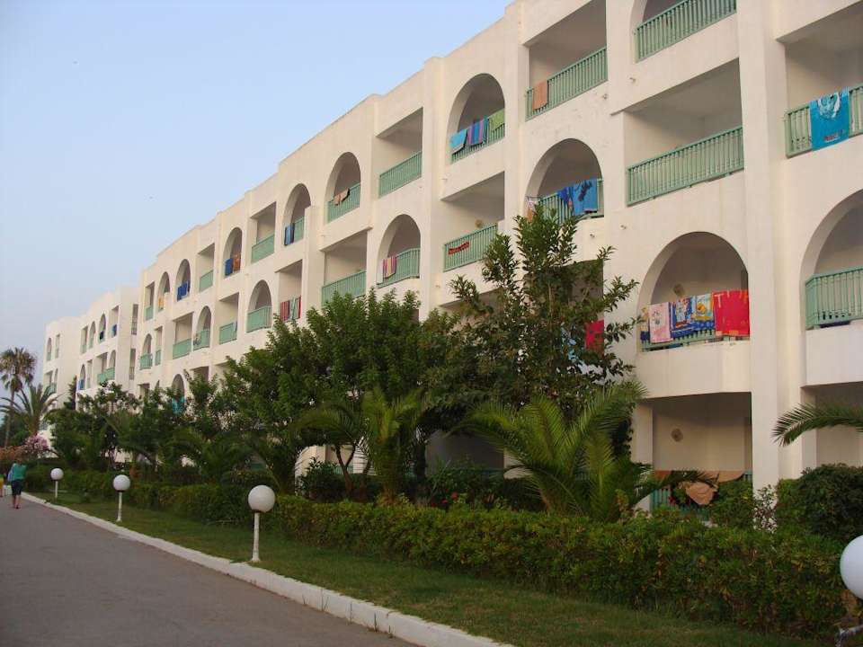 Vue sur le batiment principal El Mouradi Club Kantaoui