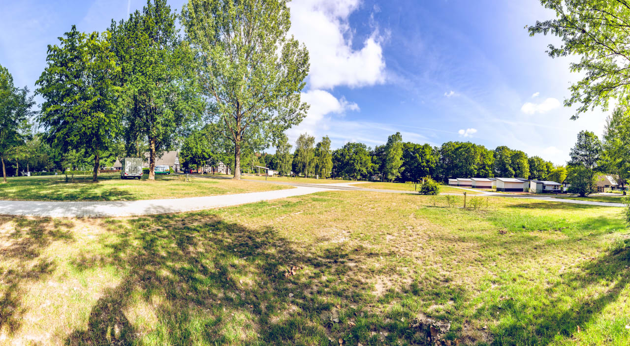 Außenansicht Regenbogen Ferienanlage Tecklenburg