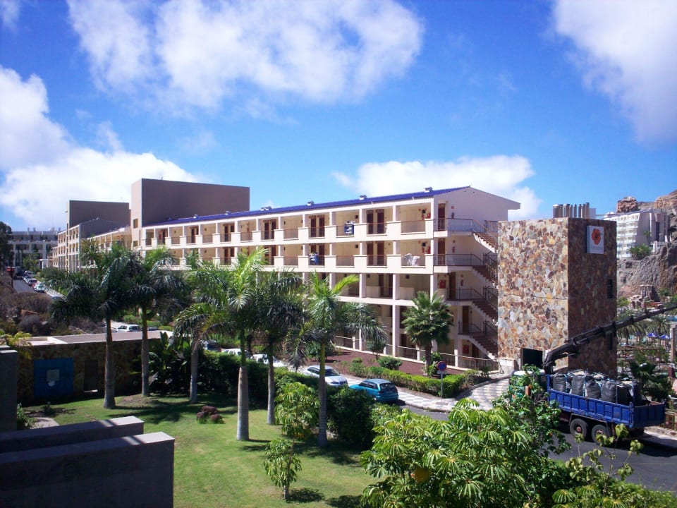 Aussicht vom Balkon LIVVO Costa Taurito