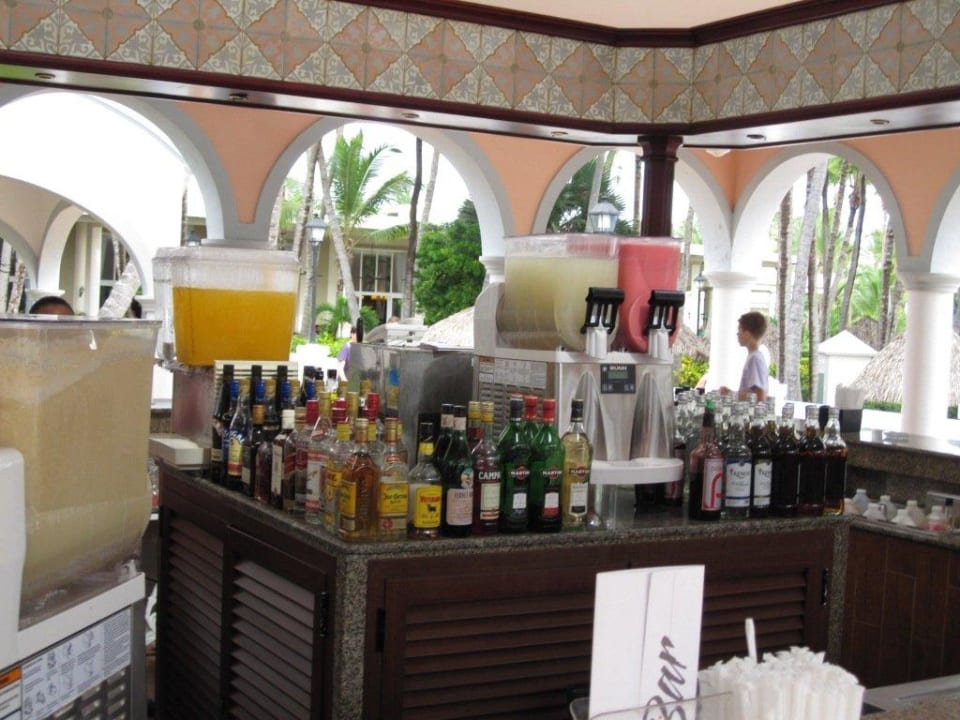 Kleine Auswahl an Getränken  Hotel Riu Bambu