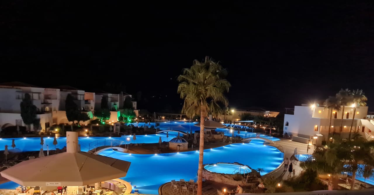 Ausblick Atlantica Marmari Palace