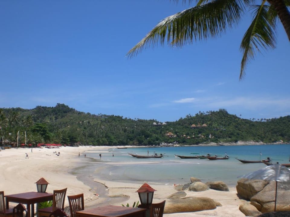 Malerischer Strand Panviman Resort Koh Phangan