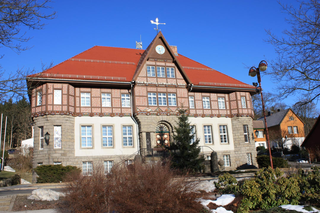 Das Rathaus von Schierke Ferienanlage Zum Wildbach Schierke
