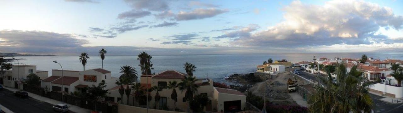 Ausblick von Zimmer 117 (1. Stock) HOVIMA Jardin Caleta