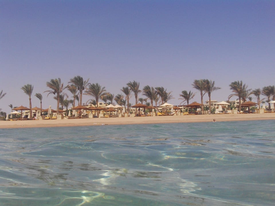 View of the beach from the sea Steigenberger ALDAU Beach Hotel