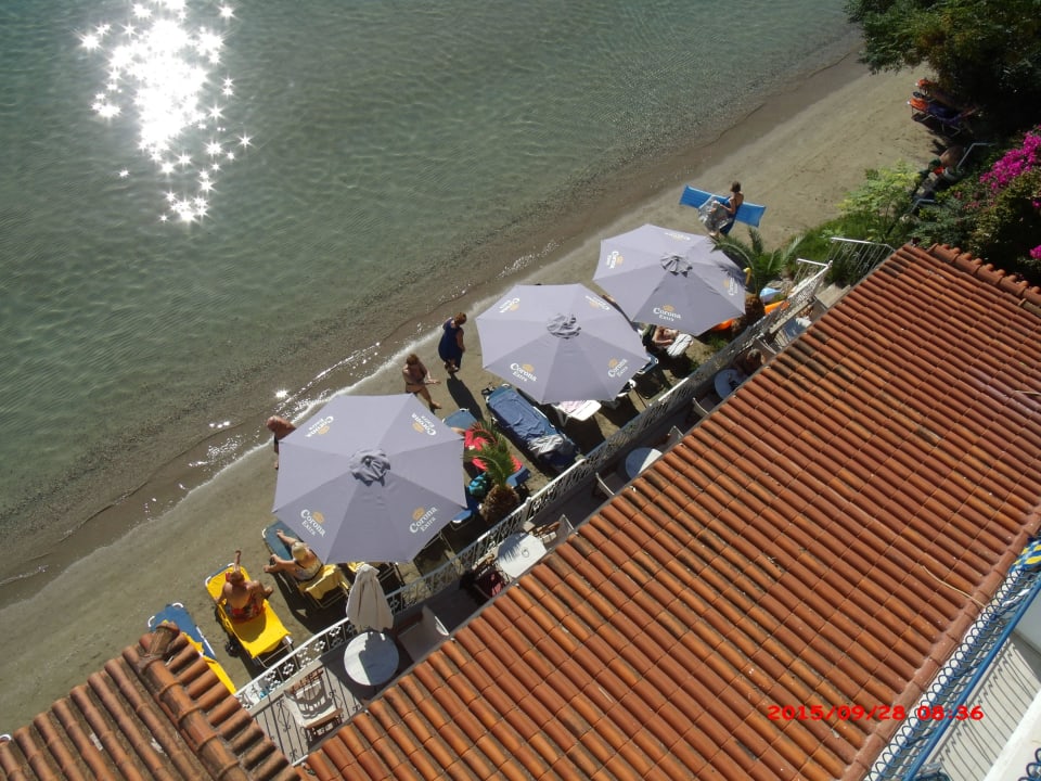 Hotel Strand von oben Hotel Aris