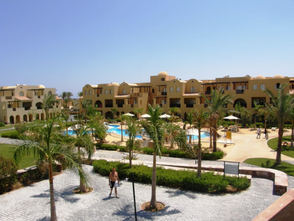 Widok z budynku lobby Stella Garden Resort & Spa, Makadi Bay