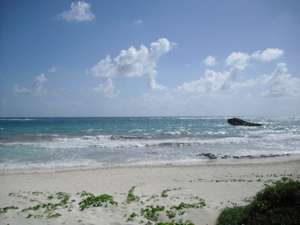 Ein paar Meter weiter direkt am Strand Ferienhäuser Retiro Maya Tulum