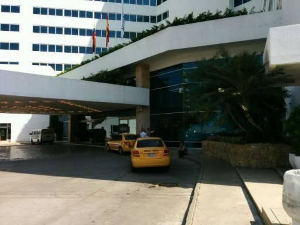 Rückansicht Hotel Hilton Cartagena