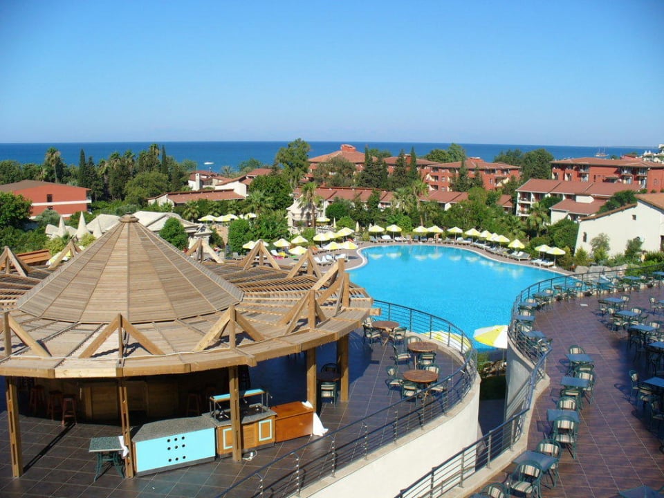 Ausblick von einer der Terrassen Horus Paradise Luxury Resort & Club